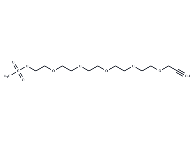 化合物Propargyl-PEG5-Ms|T18588|TargetMol