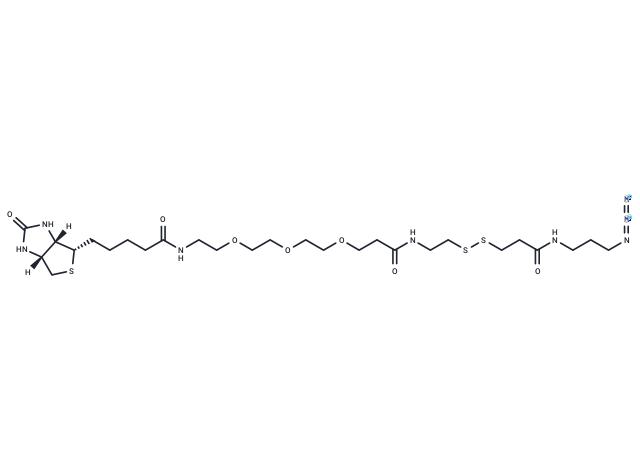 化合物Biotin-PEG3-SS-azide|T17576|TargetMol