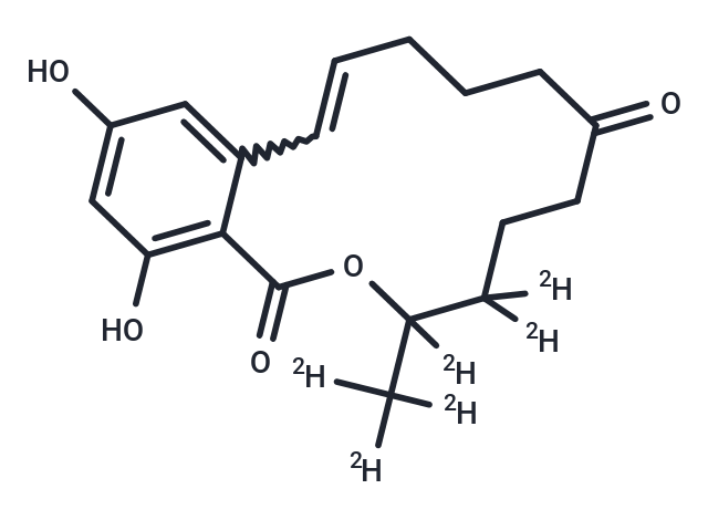 化合物 rac Zearalenone-d6|TMIH-0477|TargetMol