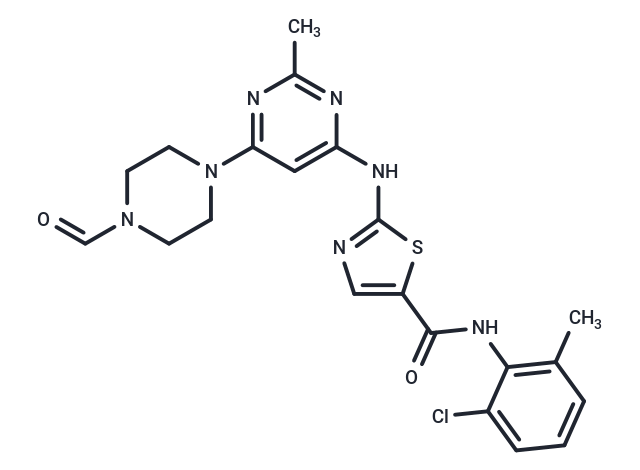 化合物Dasatinib carbaldehyde|T18595|TargetMol