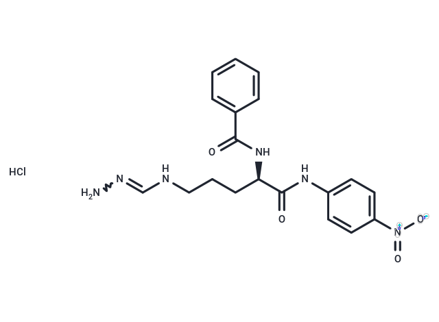 化合物 Bz-D-Arg-pNA hydrochloride|T62464|TargetMol