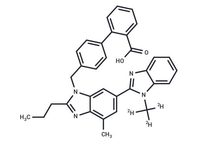 化合物 Telmisartan-d3|TMIH-0556|TargetMol