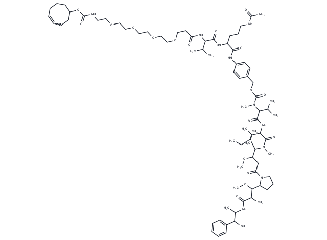 化合物 TCO-PEG4-VC-PAB-MMAE|T77860|TargetMol