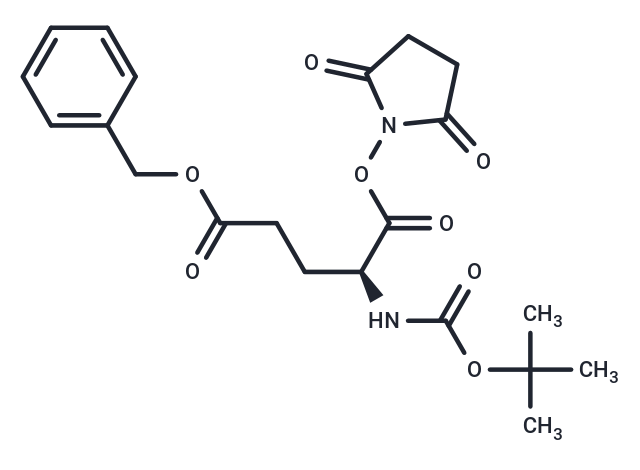 化合物 Boc-Glu(OBzl)-OSu|T62450|TargetMol