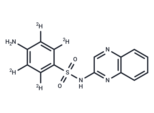 化合物 Sulfaquinoxaline-d4|TMIH-0542|TargetMol