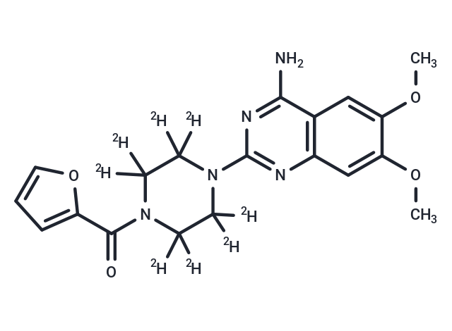 化合物 Prazosin-d8|TMIH-0449|TargetMol