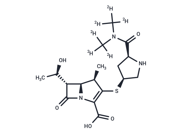 化合物 Meropenem-d6|TMIH-0329|TargetMol