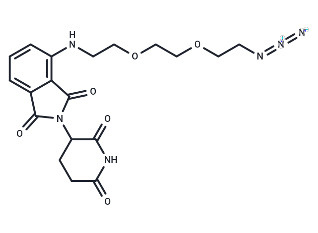 化合物Pomalidomide 4'-PEG2-azide|T9387|TargetMol