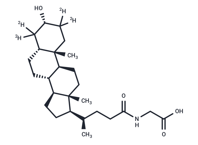 化合物 Glycolithocholic-2,2,4,4-d4 Acid|TMIH-0255|TargetMol