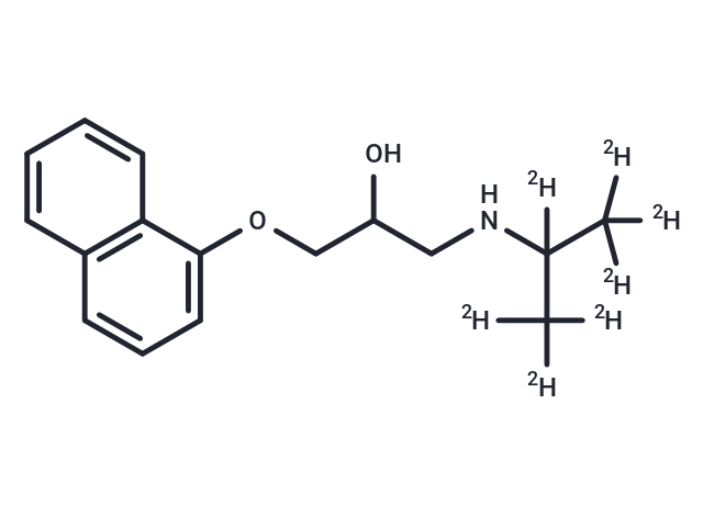 化合物 rac-Propranolol-d7|TMIH-0480|TargetMol