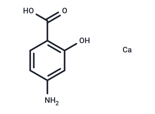 化合物 4-Aminosalicylic acid hemicalcium|T79916|TargetMol