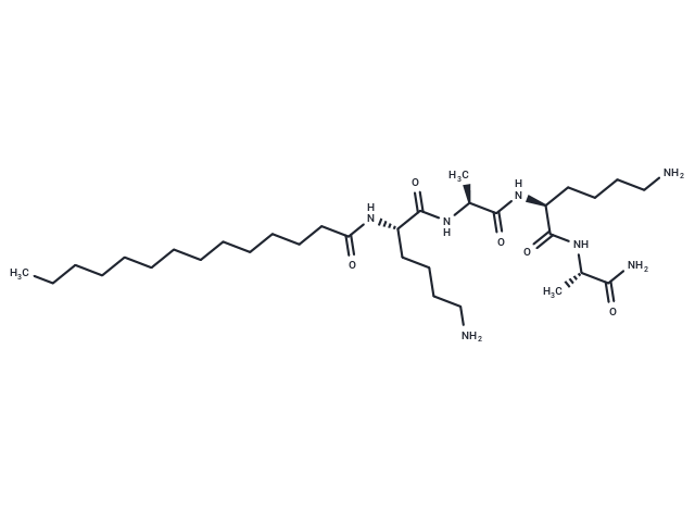 化合物 Myristoyl tetrapeptide-12|T80628|TargetMol