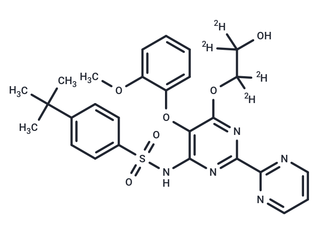 化合物 Bosentan-d4|T73820|TargetMol