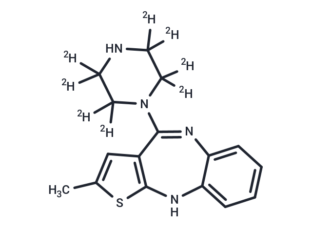 化合物 N-Desmethyl Olanzapine-d8|TMIH-0382|TargetMol