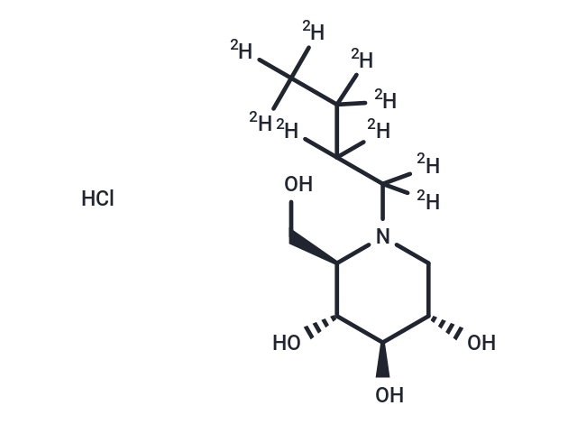 化合物 Miglustat-d9 HCl|T73716|TargetMol