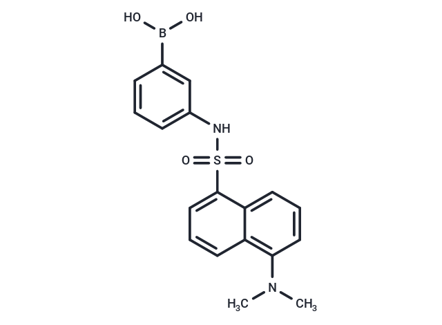 化合物 3-(Dansylamino)phenylboronic acid|T78441|TargetMol