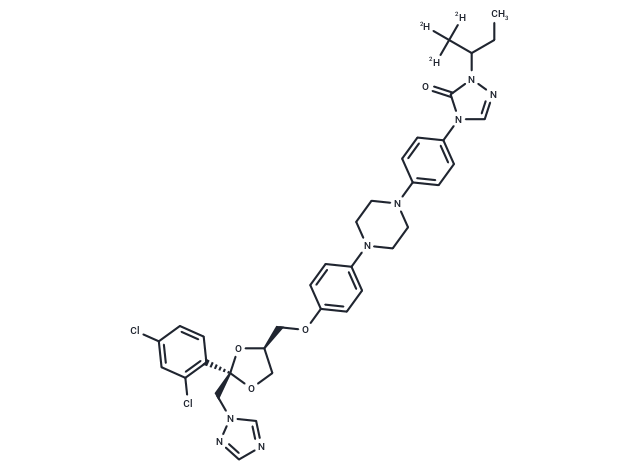 化合物 Itraconazole-d3|TMIH-0287|TargetMol