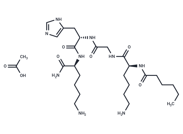 化合物 Caprooyl-tetrapeptide-3 acetate|T82780|TargetMol