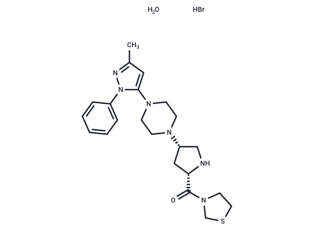 化合物 Teneligliptin hydrobromide hydrate|T41250|TargetMol