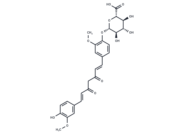 化合物 Curcumin-β-D-glucuronide|T78519|TargetMol