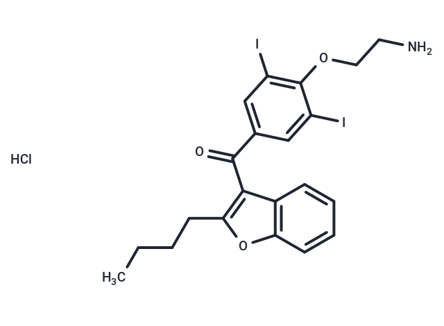 化合物 Di-N-desethyl amiodarone hydrochloride|T80650|TargetMol