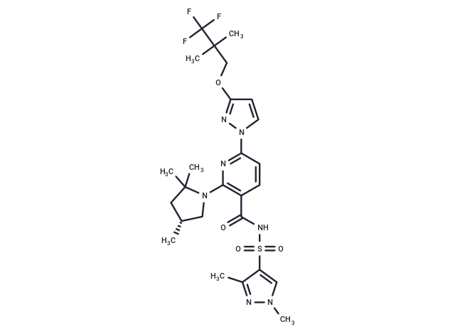 化合物 (R)-Elexacaftor|T78240|TargetMol