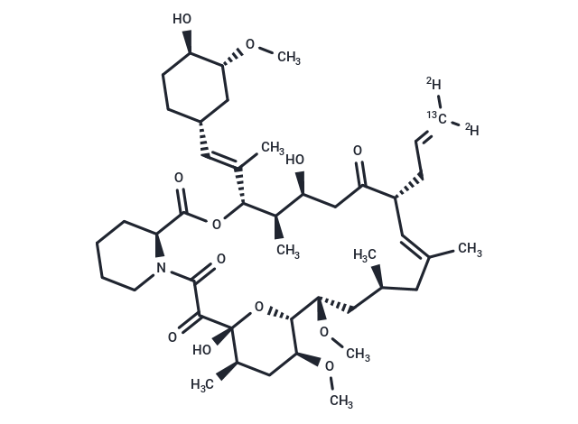 化合物 Tacrolimus-13C-d2|TMIH-0548|TargetMol