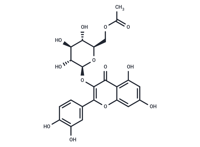 槲皮素-3-O-葡萄糖苷-6′′-乙酯|TN2126|TargetMol