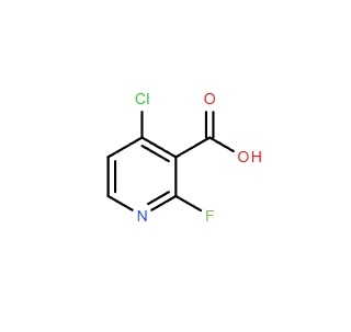 2-氟-4-氯吡啶-3-羧酸