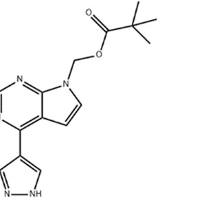 [4-(1H-吡唑-4-基)-7H-吡咯并[2,3-D]嘧啶-7-基]甲基特戊酸酯