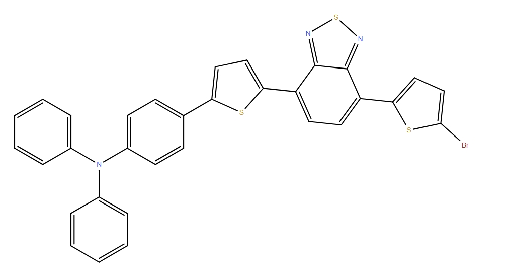 4-(5-(4-(5-bromothiophen-2-yl)benzo[c][1,2,5]thiadiazol-7-yl)-thiophen-2-yl)-N,N-diphenylbenzenamine