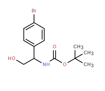 (1-(4-溴苯基)-2-羟乙基)氨基甲酸叔丁酯 