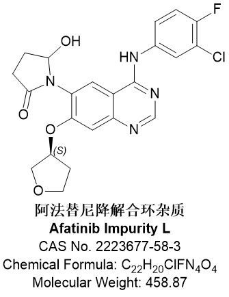 阿法替尼降解合环杂质，2223677-58-3