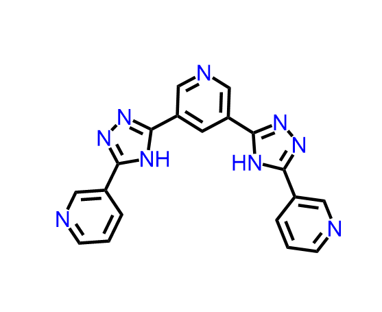 2,6-bis(3-(pyrid-3-yl)-1,2,4-triazolyl)pyridine