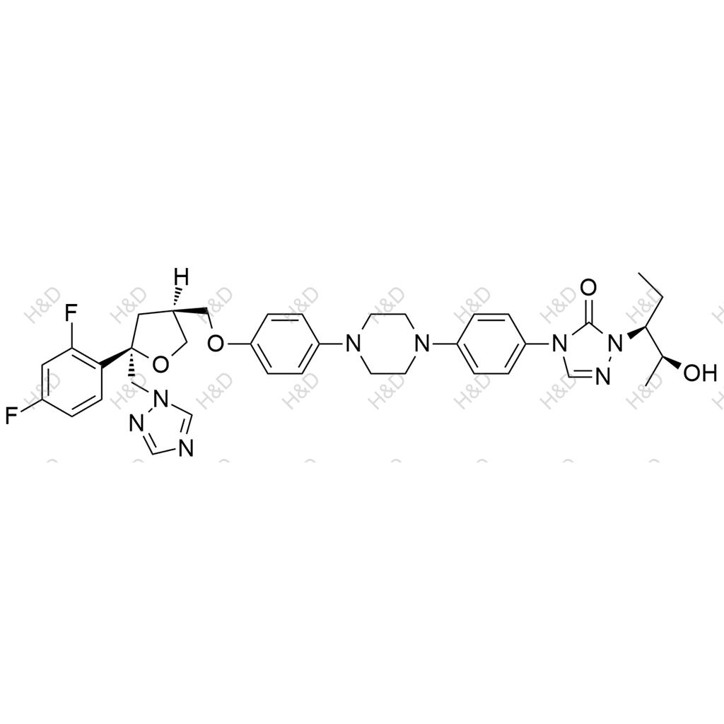 (3S,5R,2S,3S)-posaconazole	(3S,5R,2S,3S)-泊沙康唑	213381-02-3