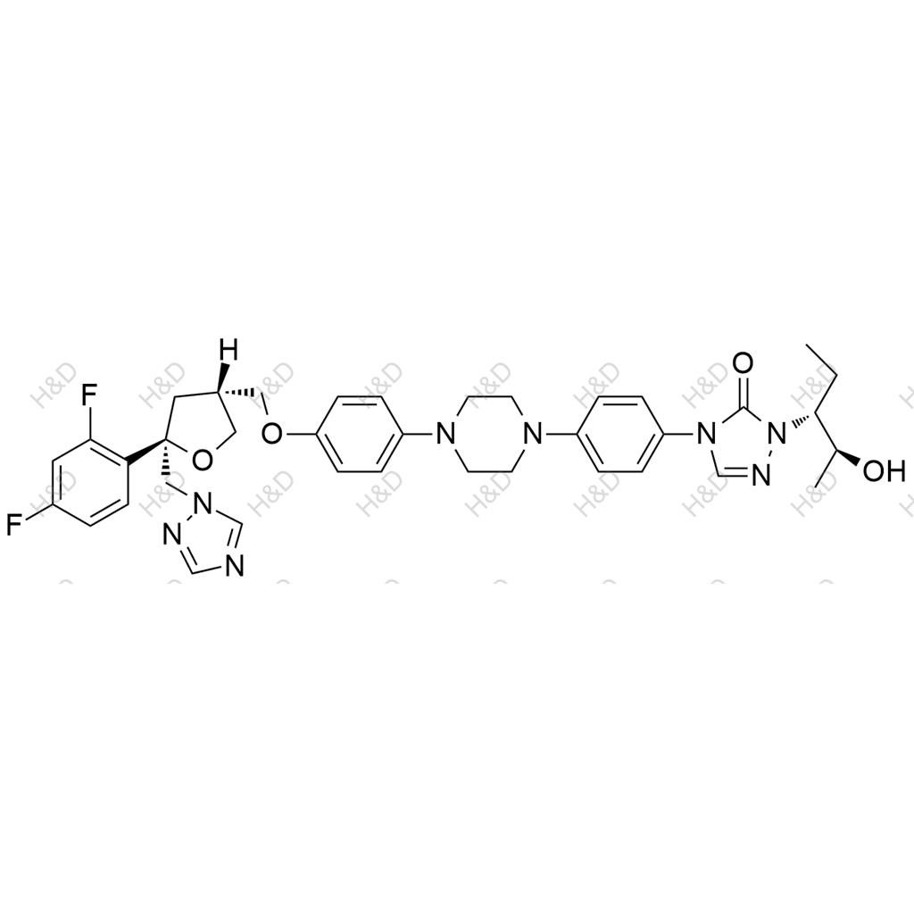 (3R,5R,2S,3R)-posaconazole	(3R,5R,2S,3R)-泊沙康唑	171228-50-5