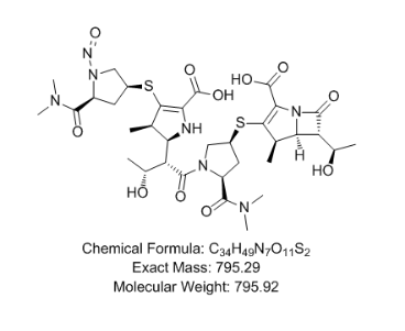 N-亚硝基美罗培南杂质B  ；N-亚硝胺美罗培南EP杂质B