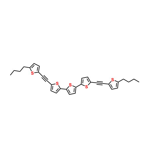 5,5''-双((5-丁基噻吩-2-基)乙炔基)-2,2':5',2''-三联噻吩