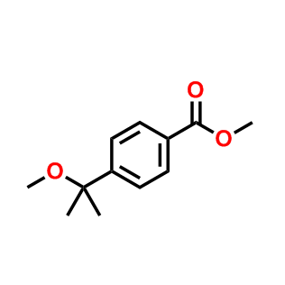 50604-10Benzoic acid, 4-(1-methoxy-1-methylethyl)-, methyl ester-9