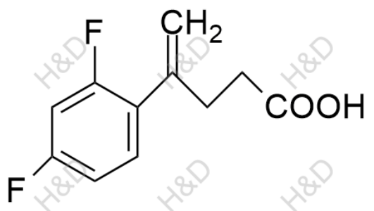 4-(2,4-difluorophenyl)pent-4-enoic acid	泊沙康唑杂质25	