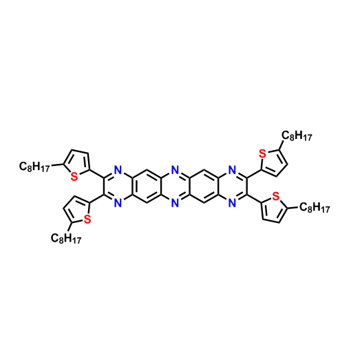 7,8,18,19-tetrakis(5-octylthiophen-2-yl)-2,6,9,13,17,20-hexazapentacyclo[12.8.0.03,12.05,10.016,21]docosa-1,3,5(10),6,8,11,13,15,17,19,21-undecaene