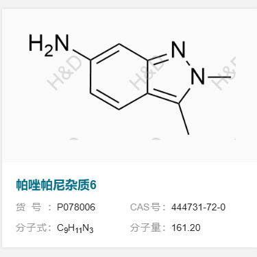 帕唑帕尼杂质6    444731-72-0