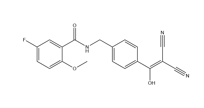 N-(4-(2,2-二氰基-1-羟基乙烯基)苄基)-5-氟-2-甲氧基苯甲酰胺