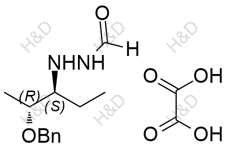 N'-((2R,3S)-2-(benzyloxy)pentan-3-yl)formohydrazide oxalate	泊沙康唑杂质67