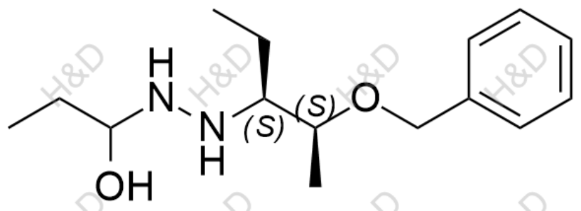 1-(2-((2S,3S)-2-(benzyloxy)pentan-3-yl)hydrazinyl)propan-1-ol	泊沙康唑杂质115	