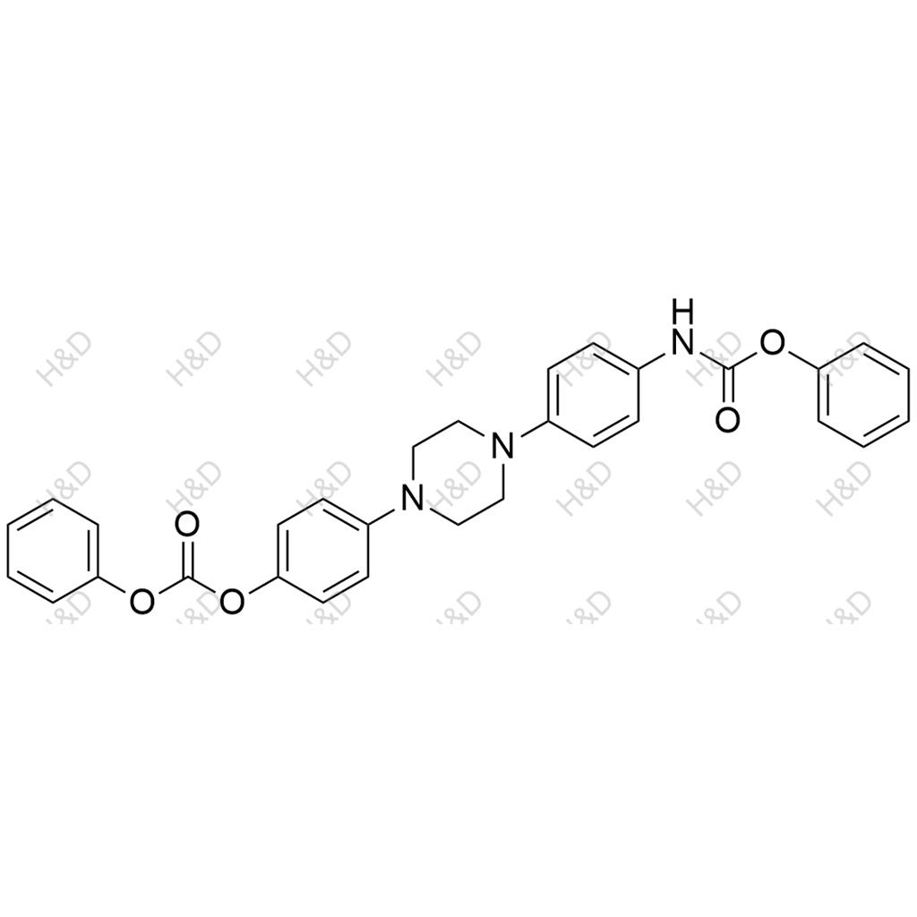 phenyl (4-(4-(4-((phenoxycarbonyl)oxy)phenyl)piperazin-1-yl)phenyl)carbamate	泊沙康唑杂质120	