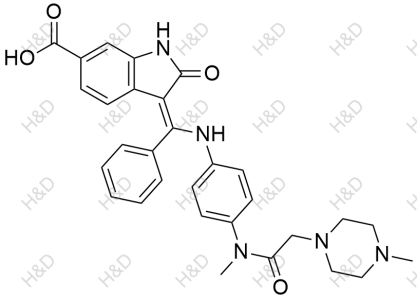 Nintedanib impurity A	尼达尼布杂质A	894783-71-2