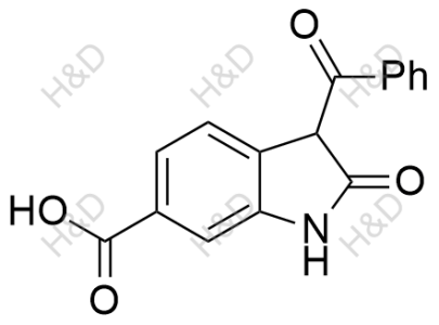 3-benzoyl-2-oxoindoline-6-carboxylic acid	尼达尼布杂质29	