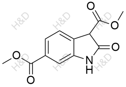 dimethyl 2-oxoindoline-3,6-dicarboxylate	尼达尼布杂质49	