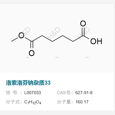 洛索洛芬钠杂质33        627-91-8